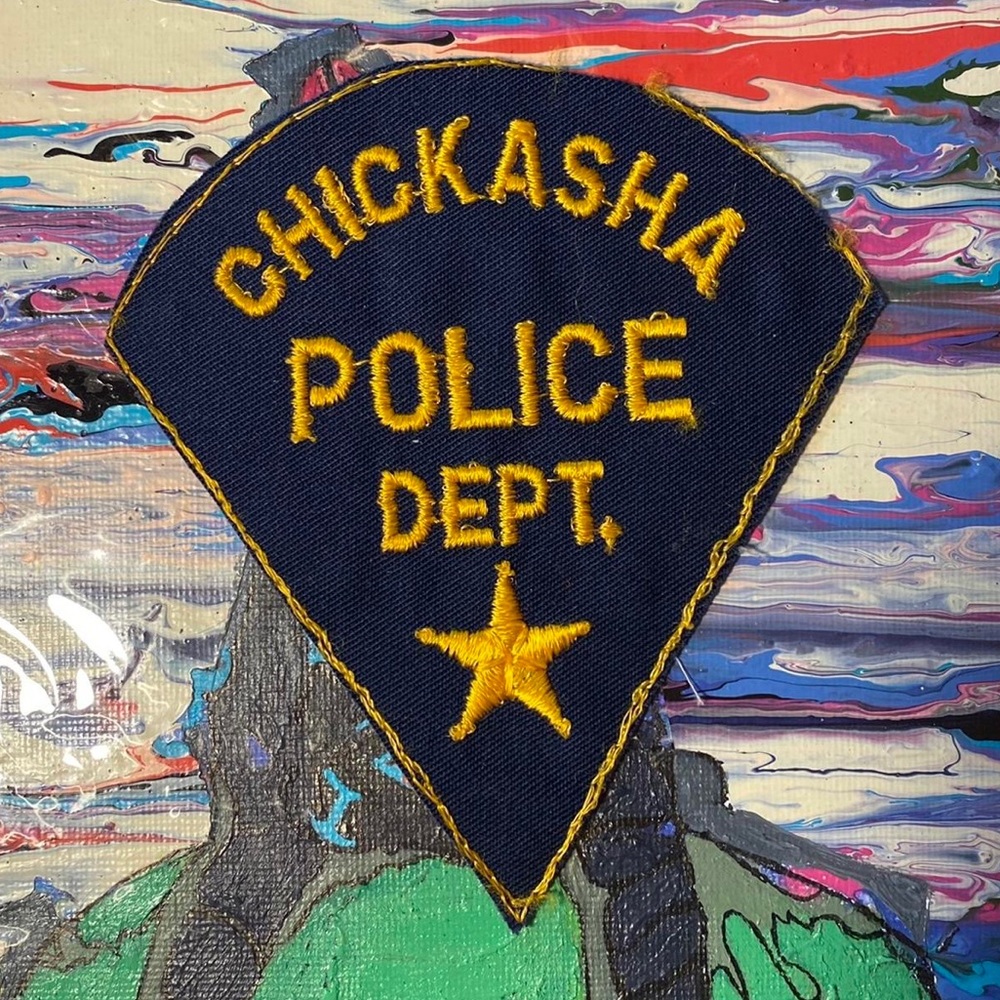 Vintage Chickasha Police Department Uniform Shoulder Patch